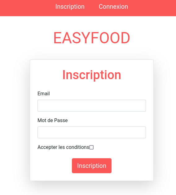 Formulaire Inscription